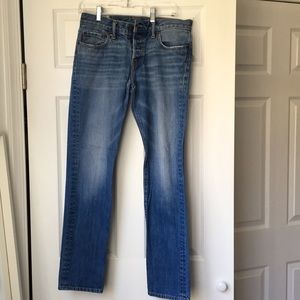 Abercrombie & Fitch skinny light wash jeans